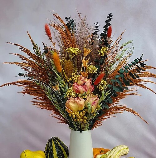 Assorted Fall Dried Arrangement