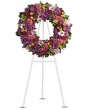 Rainbow Of Colors Wreath