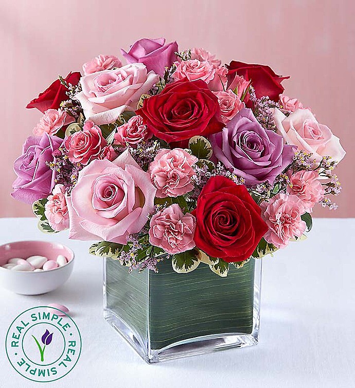 Forever Yours Rose Medley by Real Simple® arranged by a florist in