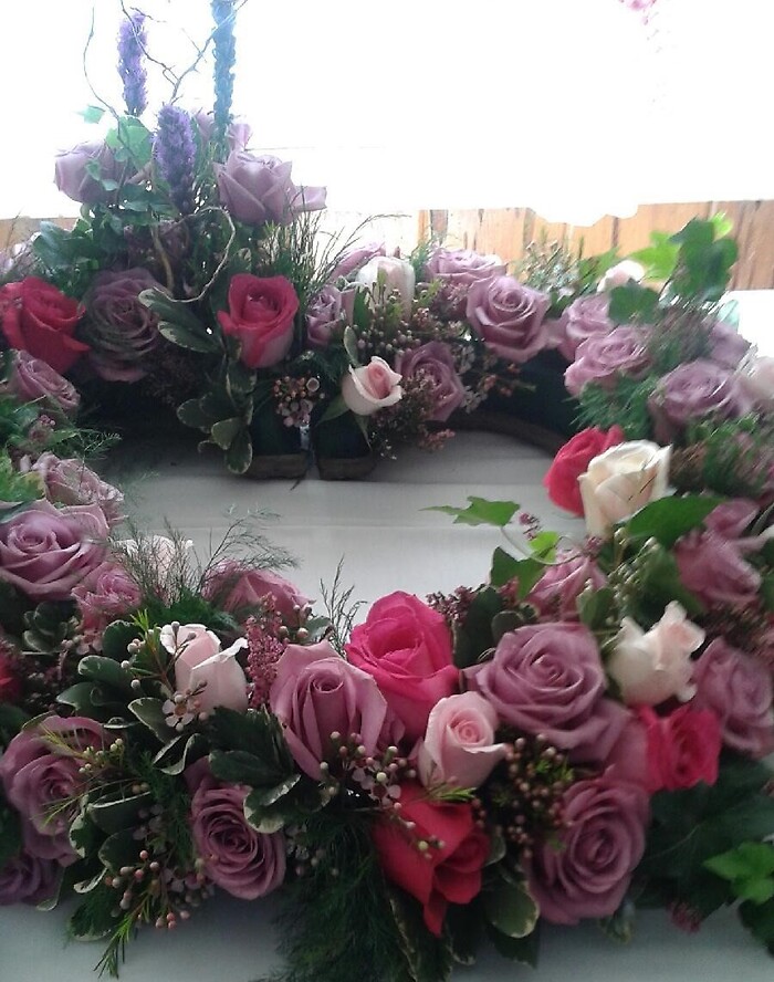 Heart Urn Wreath